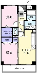 クレールコートの物件間取画像